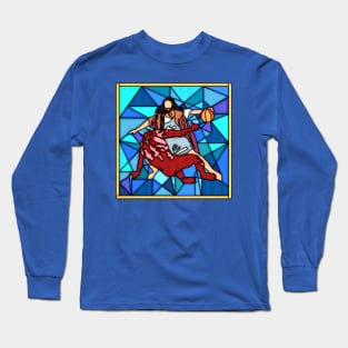 The Holy Crossover Stained Glass Long Sleeve T-Shirt